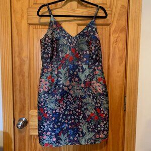 Frank and Oak Jacquard Woven Floral Dress Medium / Large